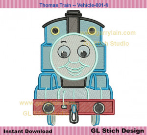Thomas The Train Embroidery