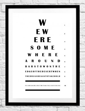 Fear And Loathing In Las Vegas, Raoul Duke, Book, Movie Quote- Eye ...