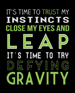 Most popular tags for this image include: Lyrics, defying gravity ...