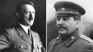 Home towns struggle with legacy of Stalin and Hitler