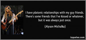 Platonic Relationship...