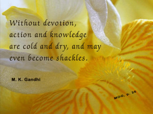 Mahatma Gandhi Quotes on Devotion