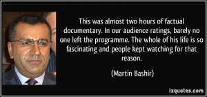 More Martin Bashir Quotes