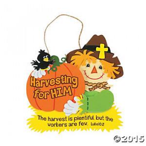 Harvest Inspirations Bible Verse Sign Craft Kit