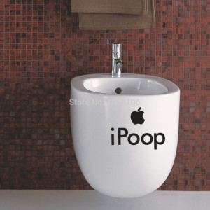 Cheap Wall Stickers Decoration Home Wall Quotes Bathroom Decals Toliet ...