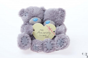 Me to You - 4'' Happy Anniversary Bears with Heart