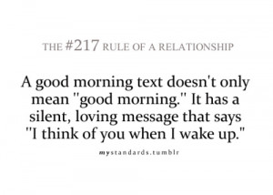 Good Morning Text