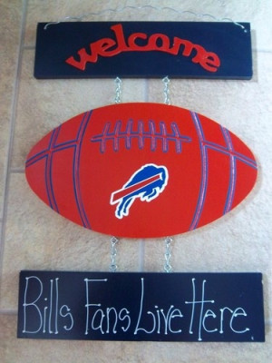 New Buffalo Bills Football Welcome Sign