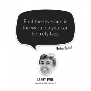 Why Lazy Leverage? How being lazy can make you productive.