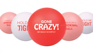 ... stress balls to your clients with funny sayings to give them a good