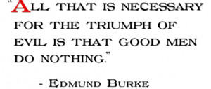 Edmund Burke Quote