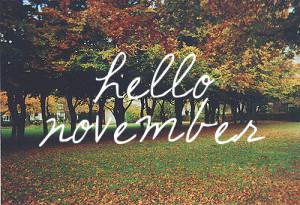 welcome november #november #autumn