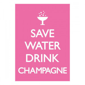 save water drink champagne quote funny quotes pictures pics sayings