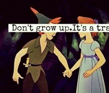 cute, growing up, love, peter pan, prince, princess, quotes, peter pan ...