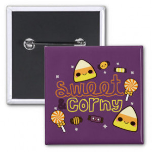 Sweet and Corny Treats Pinback Buttons