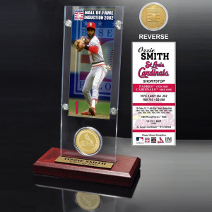 ... Sports Baseball Memorabilia > The Highland Mint OSHOFTACRK Ozzie Smith