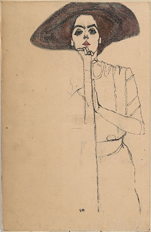 ... Drawing, Painting, 18901918, Metropolitan Museums, Egon Schiele Woman