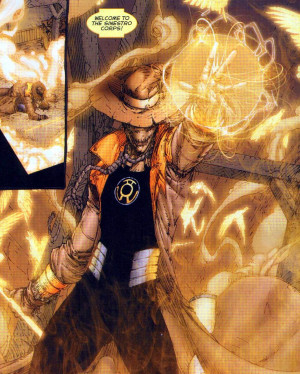 Scarecrow after becoming a member of the Sinestro Corps