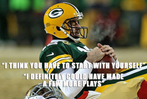 Aaron Rodgers chose to shoulder a lot more playoff blame than Andy ...