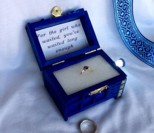 The TARDIS Engagement Ring Box For The Girl Who Waited [pic]