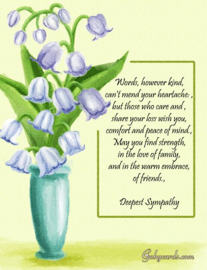 Condolence Messages Message Condolence Quotes Images - With Deepest ...