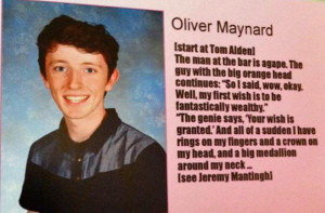 ... Worked Together to Create the Most Elaborate Senior Quote Ever