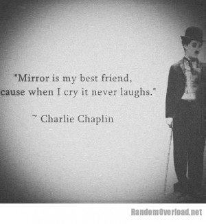 Charlie Chaplin on mirrors