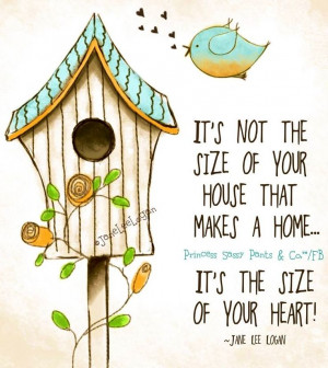 Home quote and illustration via www.Facebook.com/PrincessSassyPantsCo