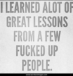 Lesson learned quotes