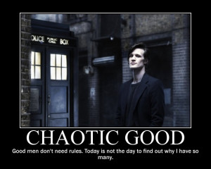 Chaotic Good Doctor Who by 4thehorde