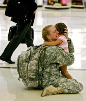 Who they fight for. These pictures make me cry. Soldiers are real ...