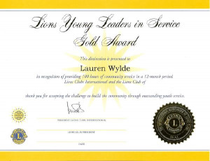 youth membership certificates