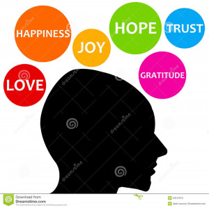 Feeling good and having positive feelings.