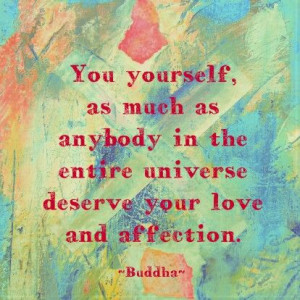 You yourself. Buddha.