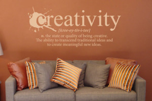 Creativity Definition. Right On the Walls (This is awesome, I really ...
