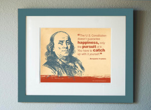 Free Benjamin Franklin Quote Print to Frame