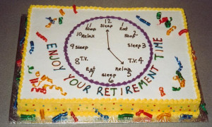 Pin Retirement Cake By Klara Cakes Cake on Pinterest