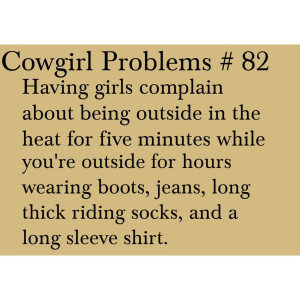 Cowgirl Problems # 82