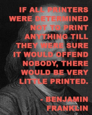 Benjamin Franklin for #BannedBooks