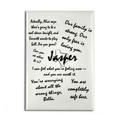 jasper hale quotes | Jasper Quotes Rectangle Magnet by therapygifts ...