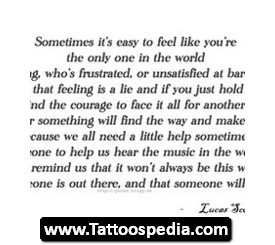 Gangsta Quote Tattoos Quote tattoos for women 02
