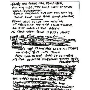 In My Life - Beatles Handwritten Lyrics