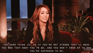 Miley Cyrus Quote (About clean, dirty, gif, mom, mother, mum, room)