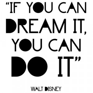 Wallsticker med Walt Disney citat