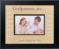 ... godparents. Perfect for a 4x6 photograph of godparents and baby. More