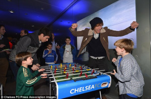 No worrying about transfer deadline... Chelsea stars help kids on the ...
