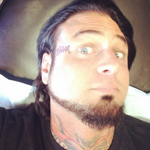 FIVE FINGER DEATH PUNCH Guitarist Joins The Face Tattoo Club