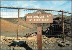 Bottomless Pit 65 Feet Deep