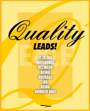 Posters on 'Quality Basics'