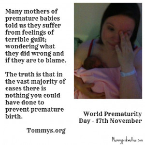 ... is nothing you could have done to prevent premature birth. Tommys.org